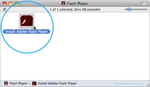 install adobe flash player 10.1 for mac os x